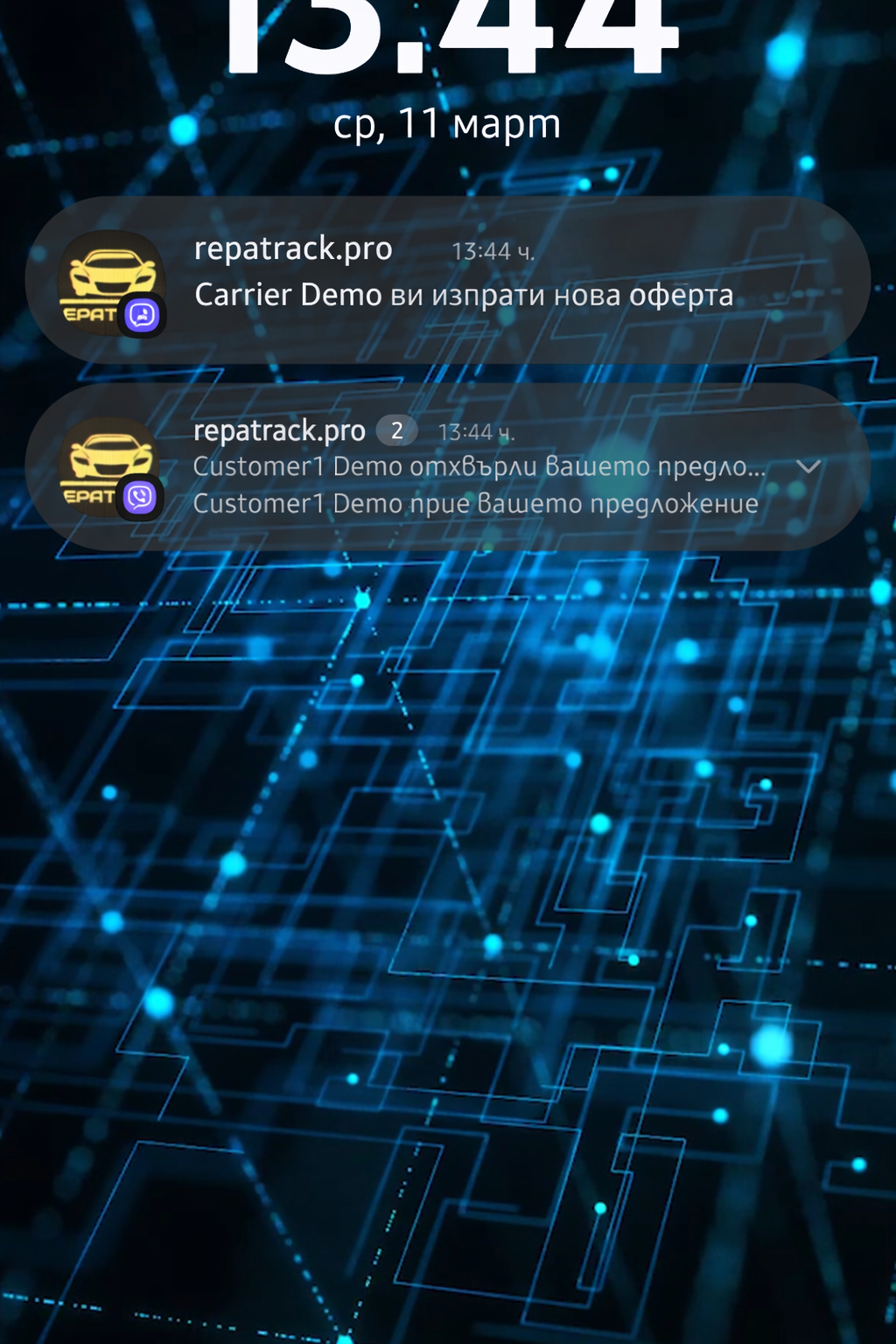 Автоматични известия